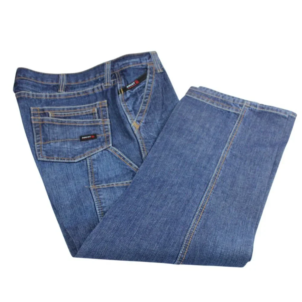 Ariat M4 Fire Resistant Workhorse Relaxed Boot Cut Denim Jeans Size 38